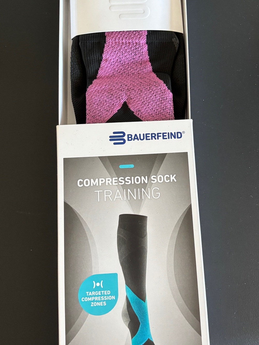 Bauerfeind Compression Sock Training - New in Box